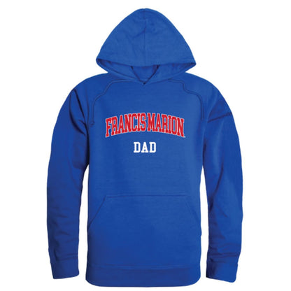 FMU Francis Marion University Patriots Dad Fleece Hoodie Sweatshirts Heather Grey-Campus-Wardrobe