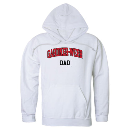 GWU Gardner Webb University Runnin' Bulldogs Dad Fleece Hoodie Sweatshirts Heather Grey-Campus-Wardrobe