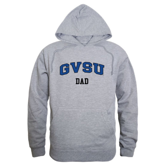 GVSU Grand Valley State University Lakers Dad Fleece Hoodie Sweatshirts Heather Grey-Campus-Wardrobe