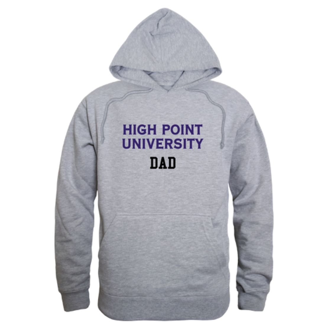 HPU High Point University Panthers Dad Fleece Hoodie Sweatshirts Heather Charcoal-Campus-Wardrobe