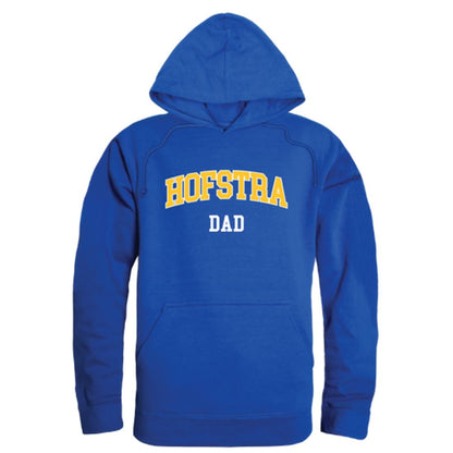 Hofstra University Pride Dad Fleece Hoodie Sweatshirts Heather Grey-Campus-Wardrobe