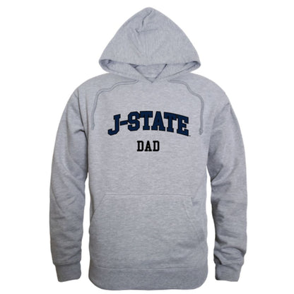 JSU Jackson State University Tigers Dad Fleece Hoodie Sweatshirts Heather Grey-Campus-Wardrobe