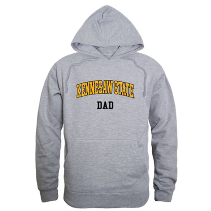 KSU Kennesaw State University Owls Dad Fleece Hoodie Sweatshirts Black-Campus-Wardrobe