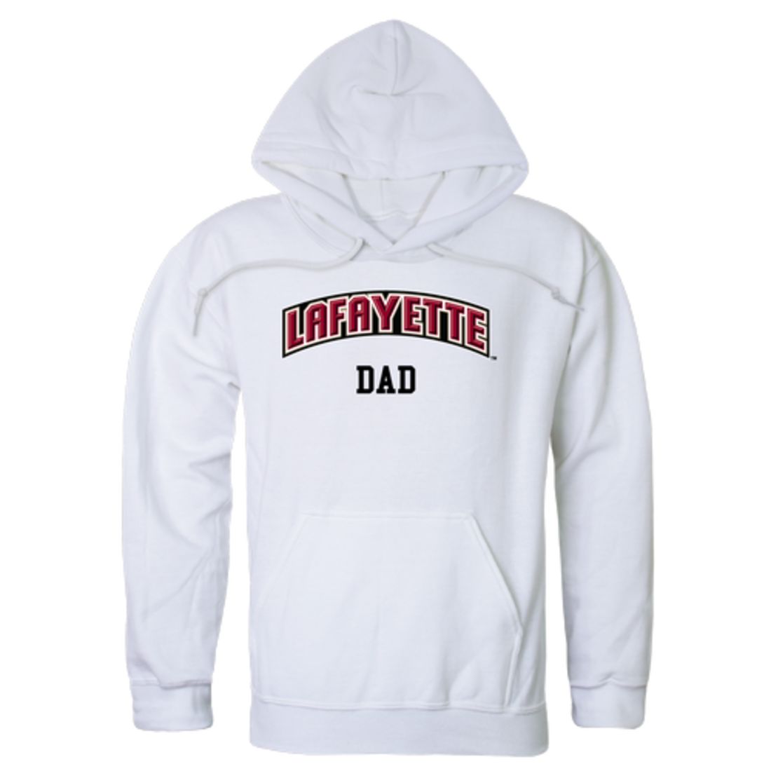 Lafayette College Leopards Dad Fleece Hoodie Sweatshirts Heather Grey-Campus-Wardrobe