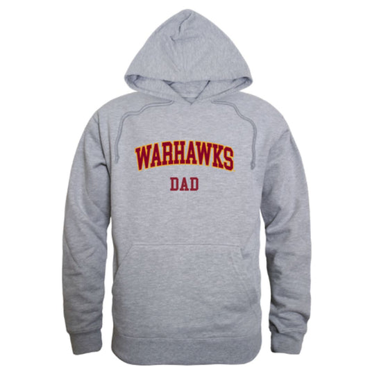 ULM University of Louisiana Monroe Warhawks Dad Fleece Hoodie Sweatshirts Heather Grey-Campus-Wardrobe