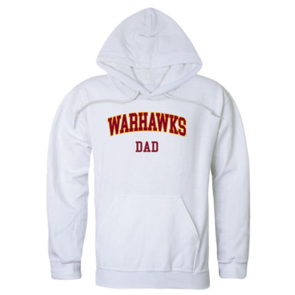 ULM University of Louisiana Monroe Warhawks Dad Fleece Hoodie Sweatshirts Heather Grey-Campus-Wardrobe
