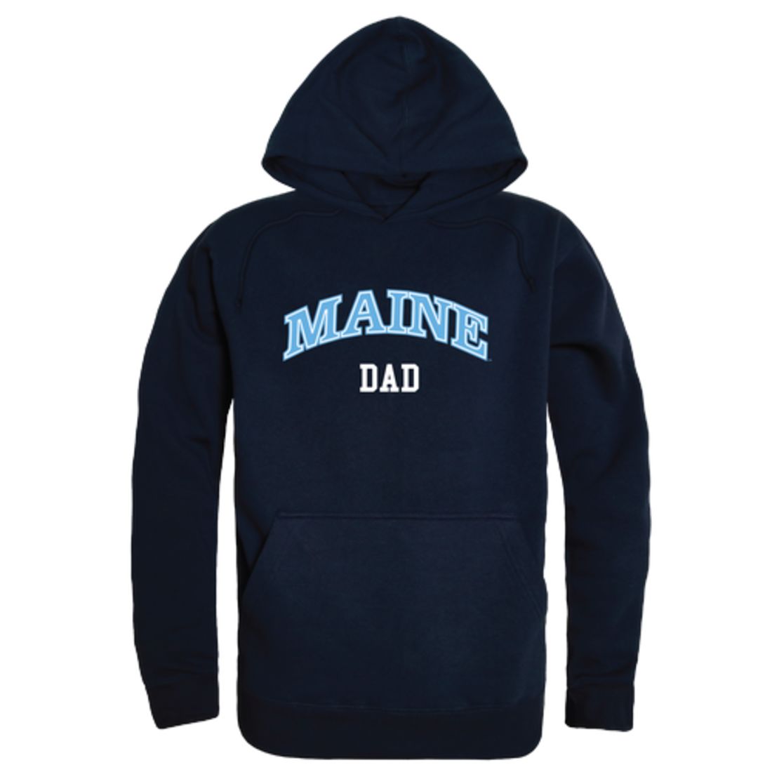 UMaine University of Maine Black Bears Dad Fleece Hoodie Sweatshirts Heather Grey-Campus-Wardrobe