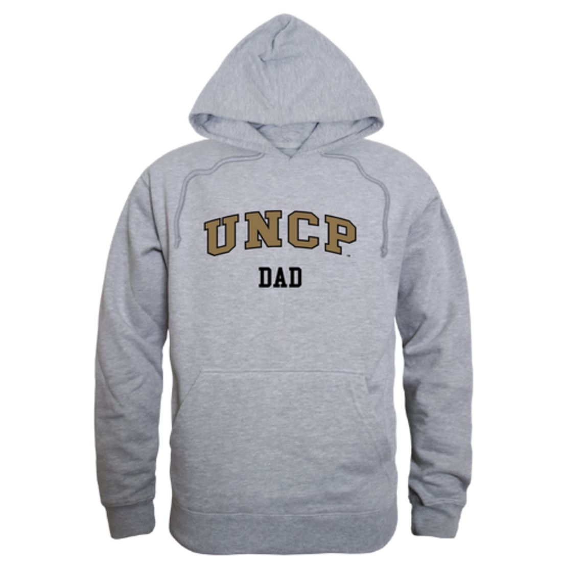 UNCP University of North Carolina at Pembroke Braves Dad Fleece Hoodie Sweatshirts Black-Campus-Wardrobe