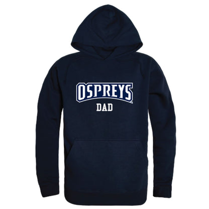 UNF University of North Florida Osprey Dad Fleece Hoodie Sweatshirts Heather Grey-Campus-Wardrobe