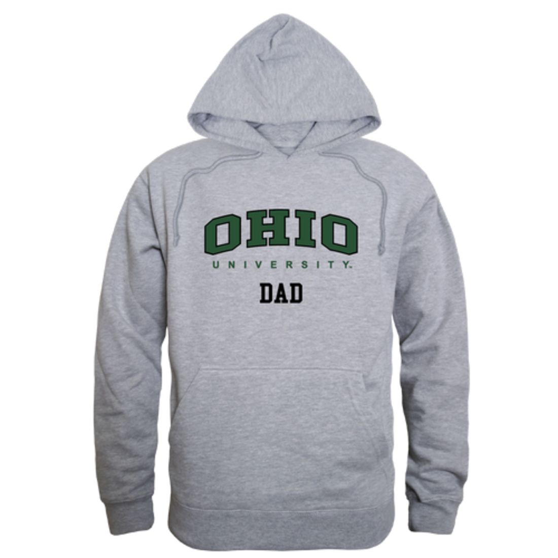 Ohio University Bobcats Dad Fleece Hoodie Sweatshirts Forest-Campus-Wardrobe