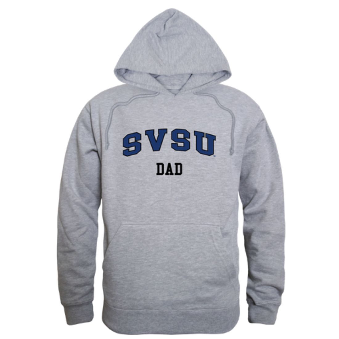 SVSU Saginaw Valley State University Cardinals Dad Fleece Hoodie Sweatshirts Heather Charcoal-Campus-Wardrobe