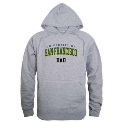 USFCA University of San Francisco Dons Dad Fleece Hoodie Sweatshirts Forest-Campus-Wardrobe