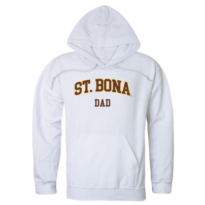 SBU St. Bonaventure University Bonnies Dad Fleece Hoodie Sweatshirts Heather Charcoal-Campus-Wardrobe