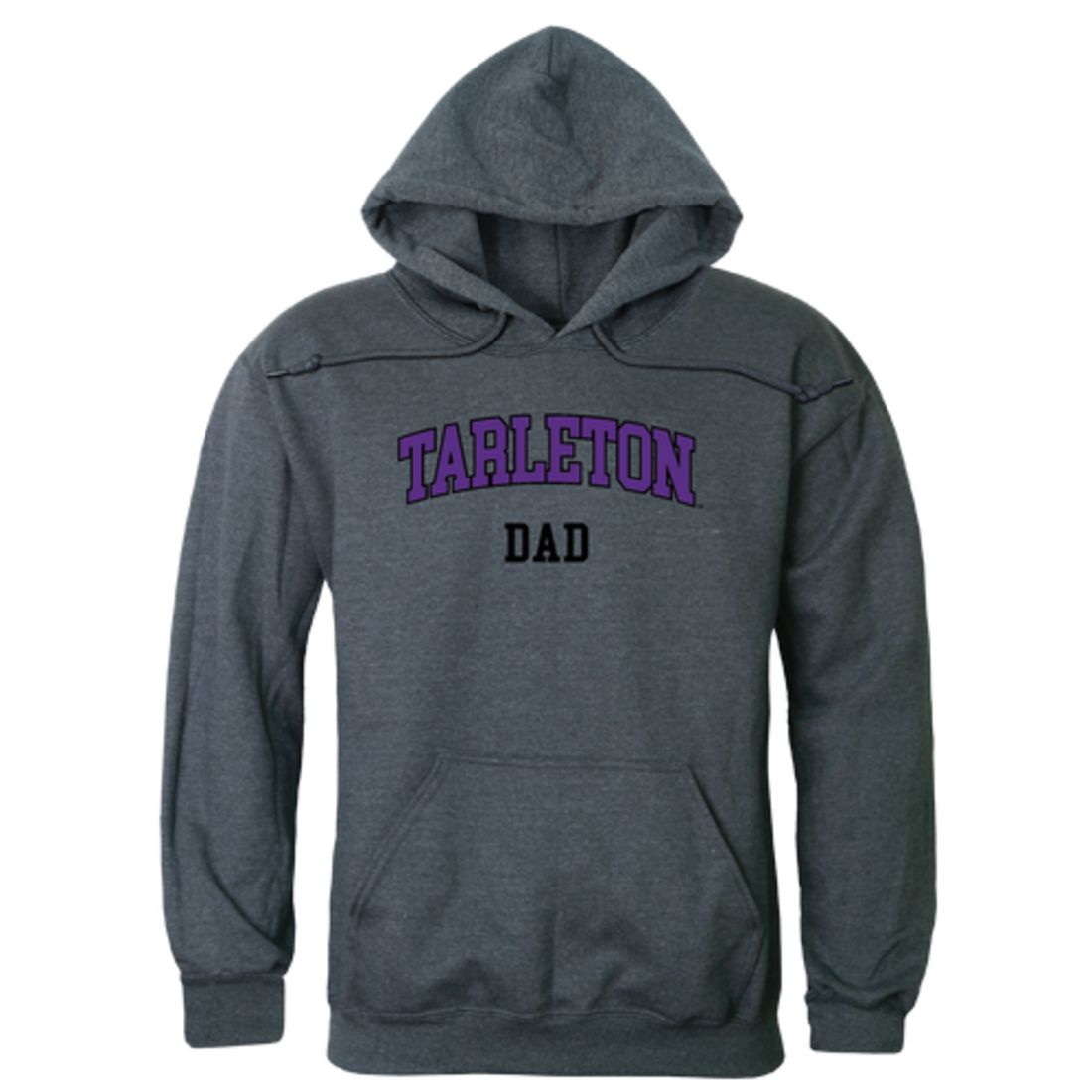 Tarleton State University Texans Dad Fleece Hoodie Sweatshirts Heather Charcoal-Campus-Wardrobe