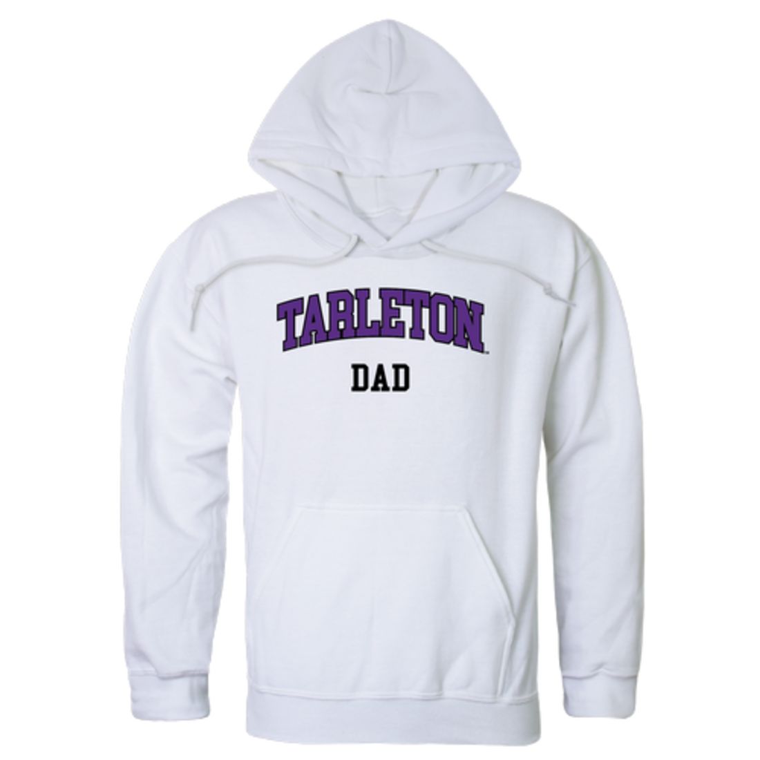 Tarleton State University Texans Dad Fleece Hoodie Sweatshirts Heather Charcoal-Campus-Wardrobe