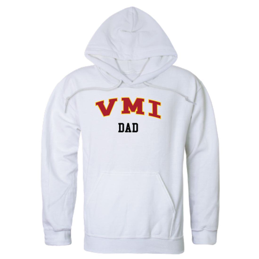 VMI Virginia Military Institute Keydets Dad Fleece Hoodie Sweatshirts Heather Grey-Campus-Wardrobe