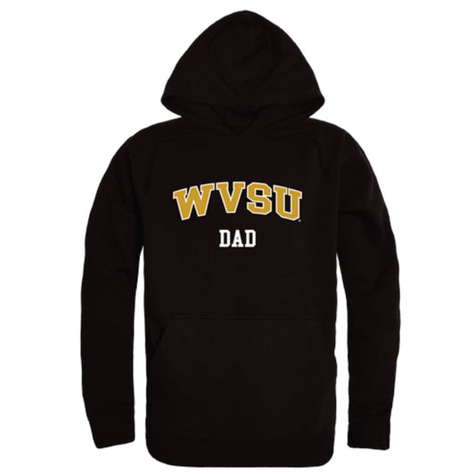WVSU West Virginia State University Yellow Jackets Dad Fleece Hoodie Sweatshirts Black-Campus-Wardrobe