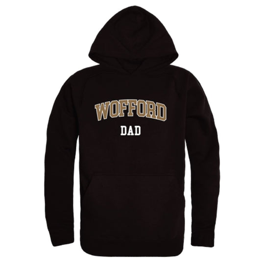Wofford College Terriers Dad Fleece Hoodie Sweatshirts Black-Campus-Wardrobe