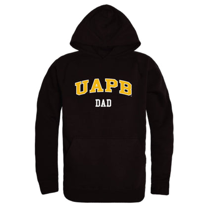 UAPB University of Arkansas Pine Bluff Golden Lions Dad Fleece Hoodie Sweatshirts Black-Campus-Wardrobe