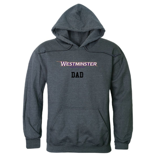 Westminster College Griffins Dad Fleece Hoodie Sweatshirts Heather Charcoal-Campus-Wardrobe