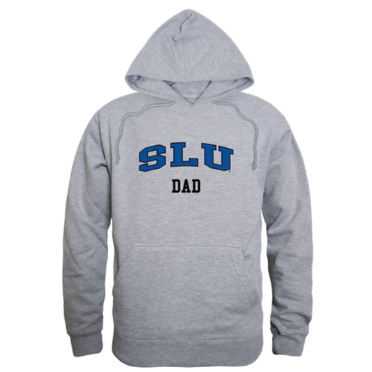 SLU Saint Louis University Billikens Dad Fleece Hoodie Sweatshirts Heather Grey-Campus-Wardrobe