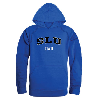 SLU Saint Louis University Billikens Dad Fleece Hoodie Sweatshirts Heather Grey-Campus-Wardrobe