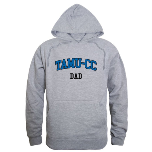 TAMUCC Texas A&M University Corpus Christi Islanders Dad Fleece Hoodie Sweatshirts Heather Grey-Campus-Wardrobe