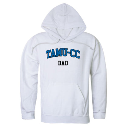 TAMUCC Texas A&M University Corpus Christi Islanders Dad Fleece Hoodie Sweatshirts Heather Grey-Campus-Wardrobe