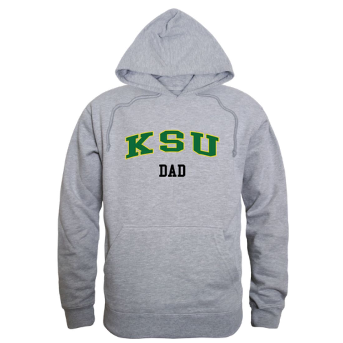 KYSU Kentucky State University Thorobreds Dad Fleece Hoodie Sweatshirts Heather Charcoal-Campus-Wardrobe