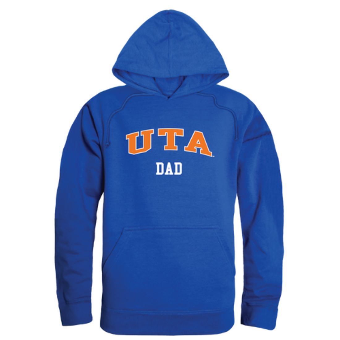 UTA University of Texas at Arlington Mavericks Dad Fleece Hoodie Sweatshirts Heather Grey-Campus-Wardrobe