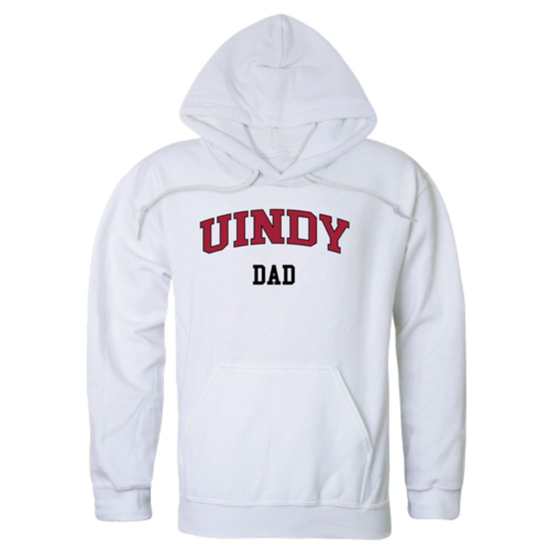 UIndy University of Indianapolis Greyhounds Dad Fleece Hoodie Sweatshirts Heather Charcoal-Campus-Wardrobe