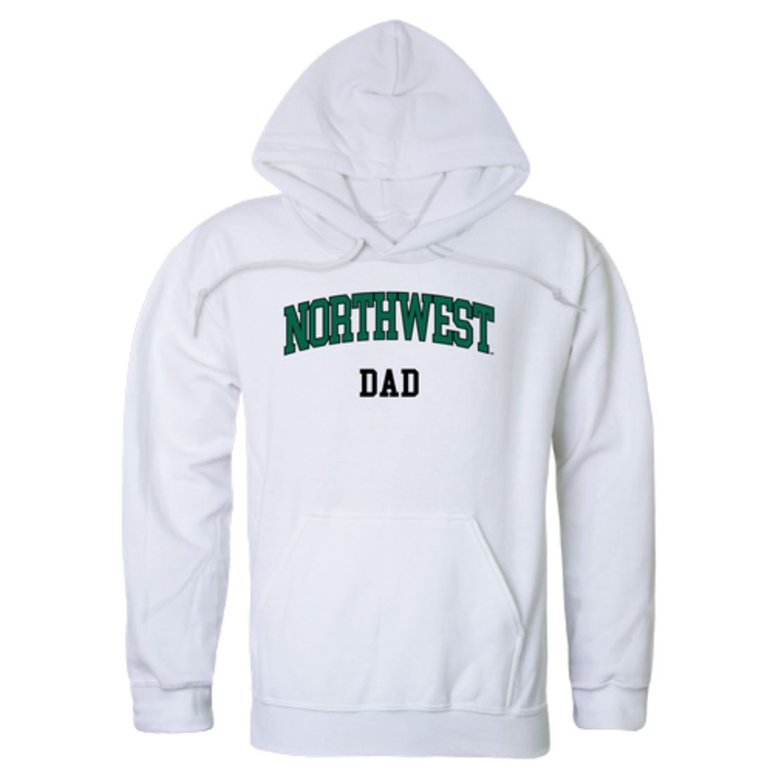 NW Northwest Missouri State University Bearcat Dad Fleece Hoodie Sweatshirts Forest-Campus-Wardrobe