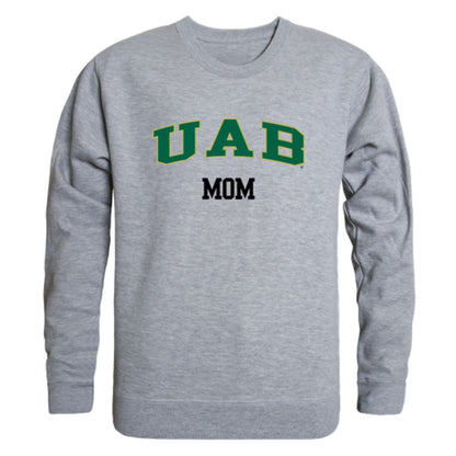 UAB University of Alabama at Birmingham Blazer Mom Fleece Crewneck Pullover Sweatshirt Forest Small-Campus-Wardrobe