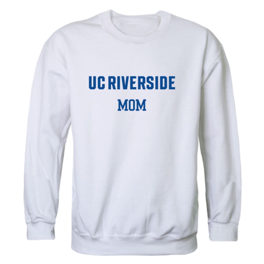 University of California UC Riverside The Highlanders Mom Fleece Crewneck Pullover Sweatshirt Heather Grey Small-Campus-Wardrobe