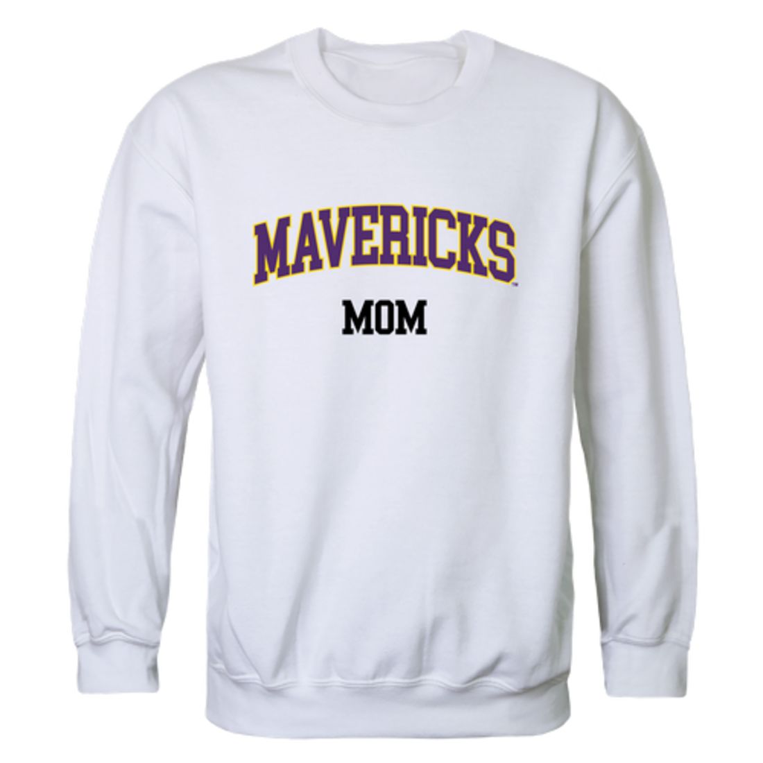 MNSU Minnesota State University Mankato Mavericks Mom Fleece Crewneck Pullover Sweatshirt Heather Charcoal Small-Campus-Wardrobe