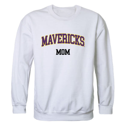 MNSU Minnesota State University Mankato Mavericks Mom Fleece Crewneck Pullover Sweatshirt Heather Charcoal Small-Campus-Wardrobe