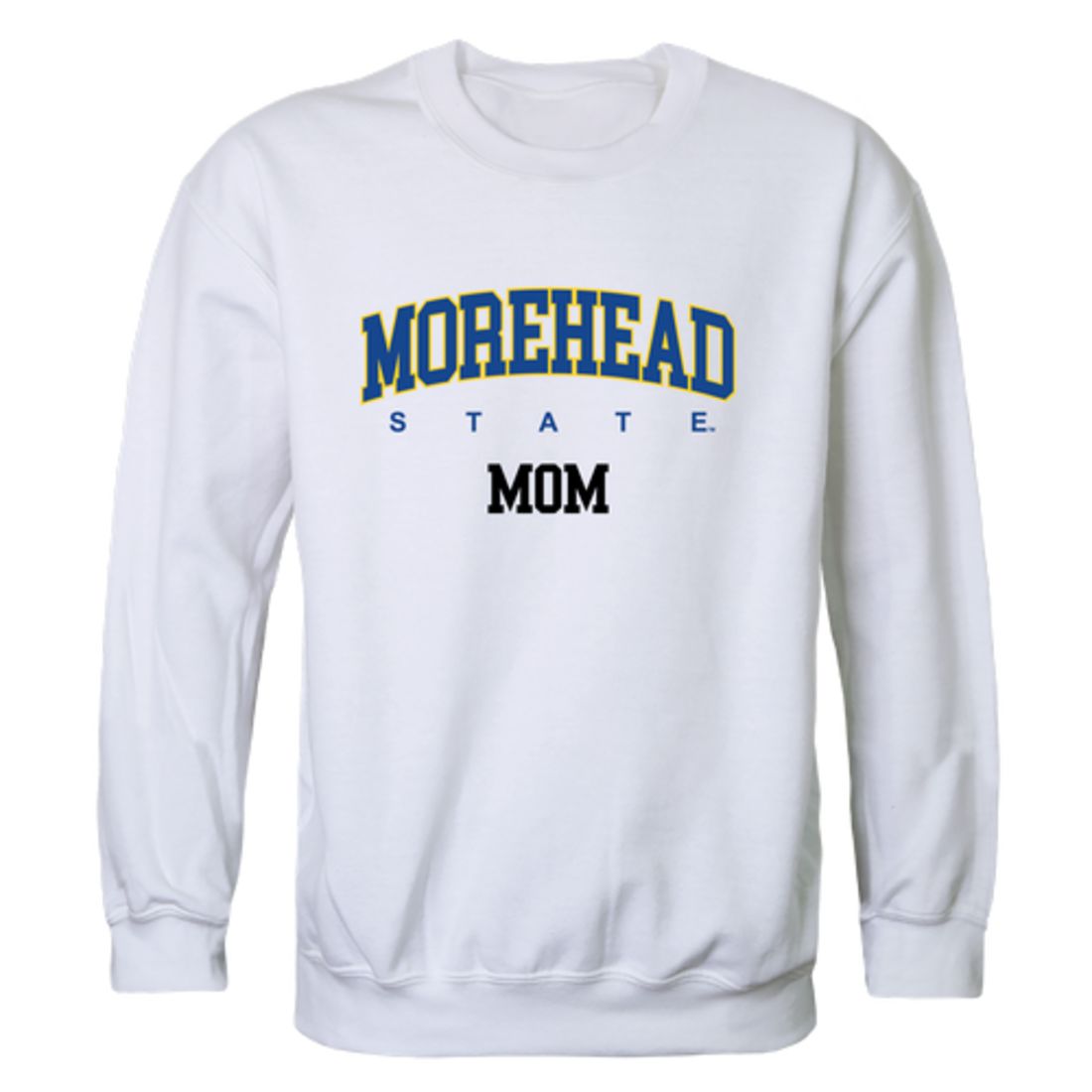 MSU Morehead State University Eagles Mom Fleece Crewneck Pullover Sweatshirt Heather Grey Small-Campus-Wardrobe