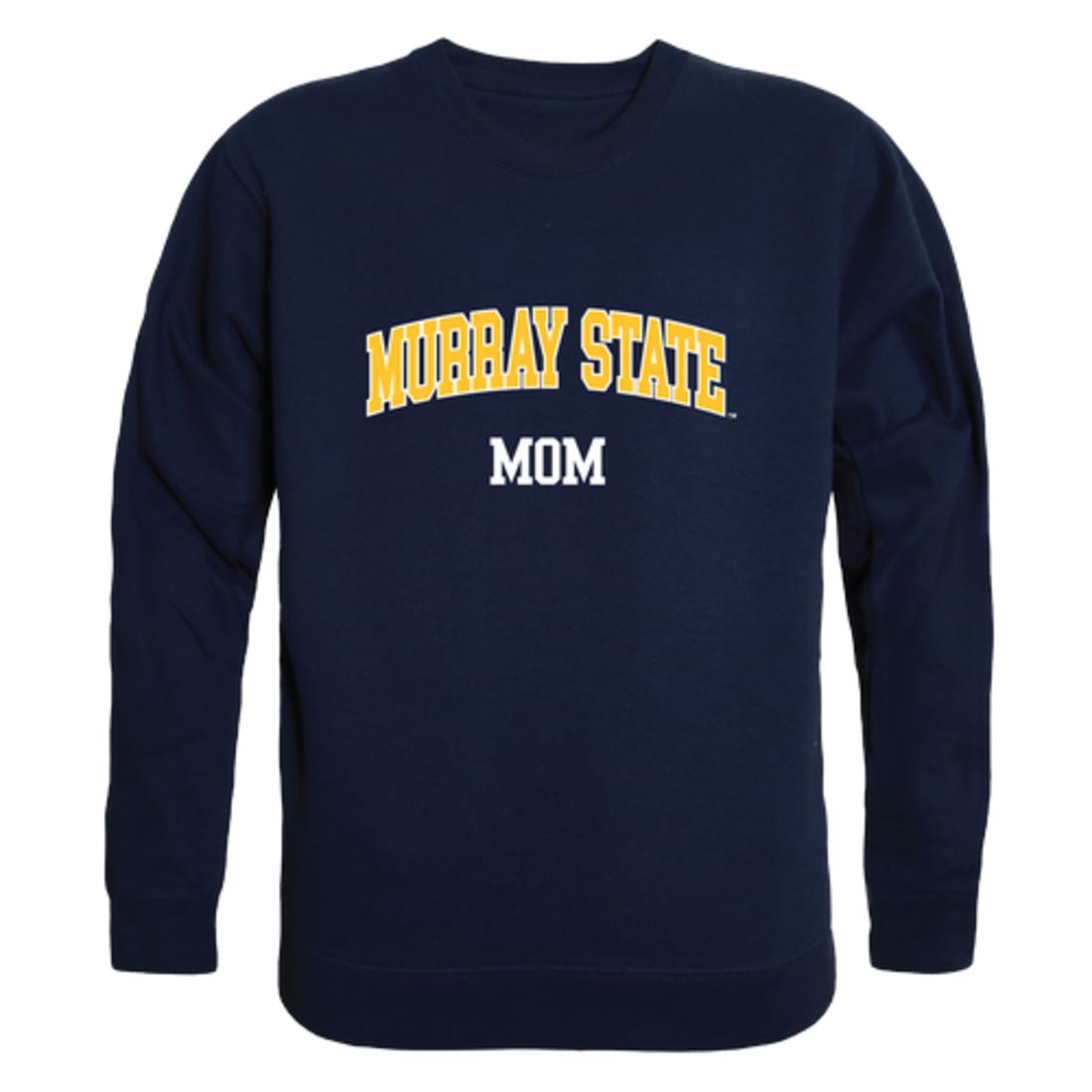 MSU Murray State University Racers Mom Fleece Crewneck Pullover Sweatshirt Heather Grey Small-Campus-Wardrobe