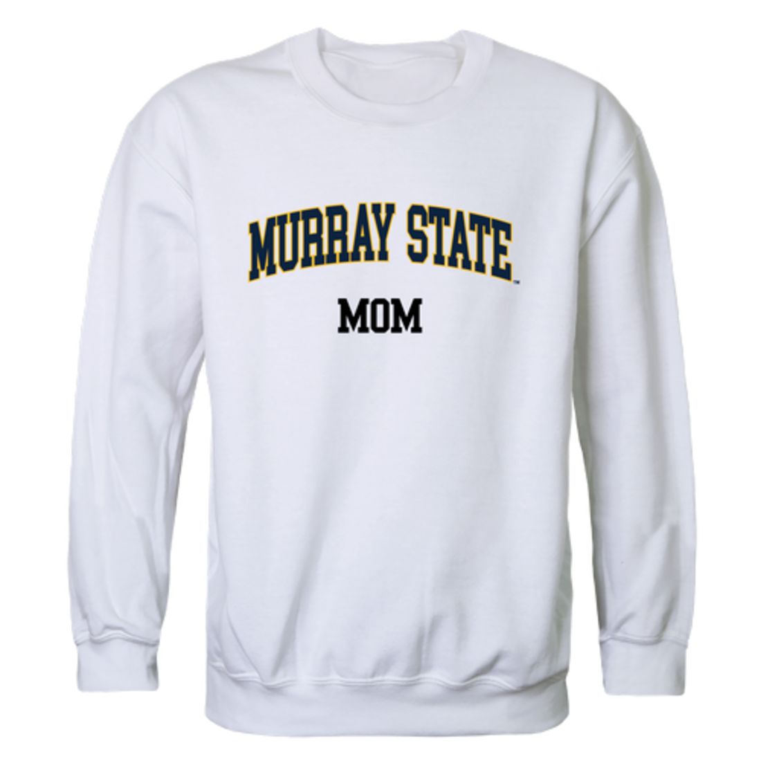 MSU Murray State University Racers Mom Fleece Crewneck Pullover Sweatshirt Heather Grey Small-Campus-Wardrobe