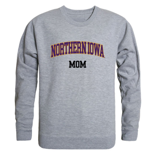 Mouseover Image, University of Northern Iowa Panthers Mom Fleece Crewneck Pullover Sweatshirt Heather Charcoal Small-Campus-Wardrobe