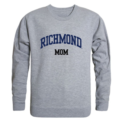 University of Richmond Spiders Mom Fleece Crewneck Pullover Sweatshirt Heather Grey Small-Campus-Wardrobe