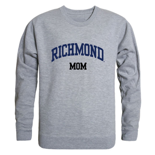 University of Richmond Spiders Mom Fleece Crewneck Pullover Sweatshirt Heather Grey Small-Campus-Wardrobe
