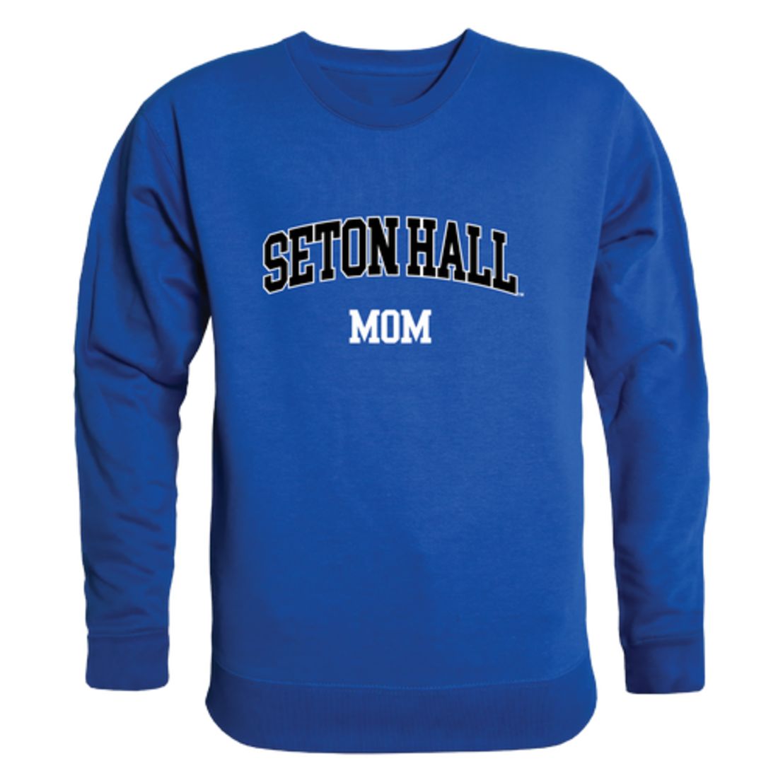 SHU Seton Hall University Pirates Mom Fleece Crewneck Pullover Sweatshirt Heather Grey Small-Campus-Wardrobe
