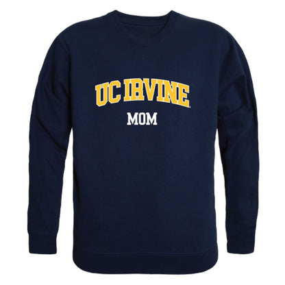 University of California UC Irvine Anteaters Mom Fleece Crewneck Pullover Sweatshirt Heather Grey Small-Campus-Wardrobe