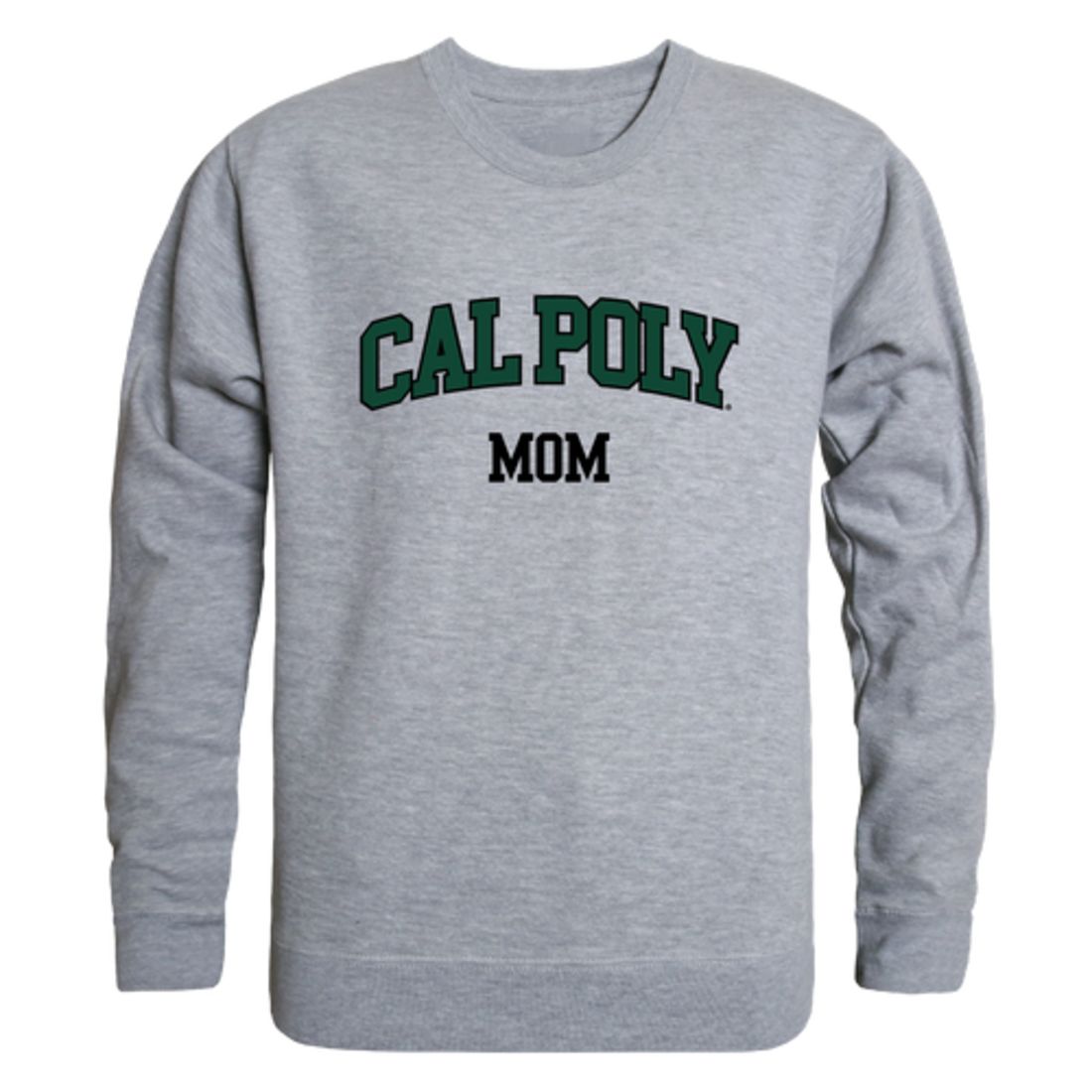 Cal Poly California Polytechnic State University Mustangs Mom Fleece Crewneck Pullover Sweatshirt Forest Small-Campus-Wardrobe