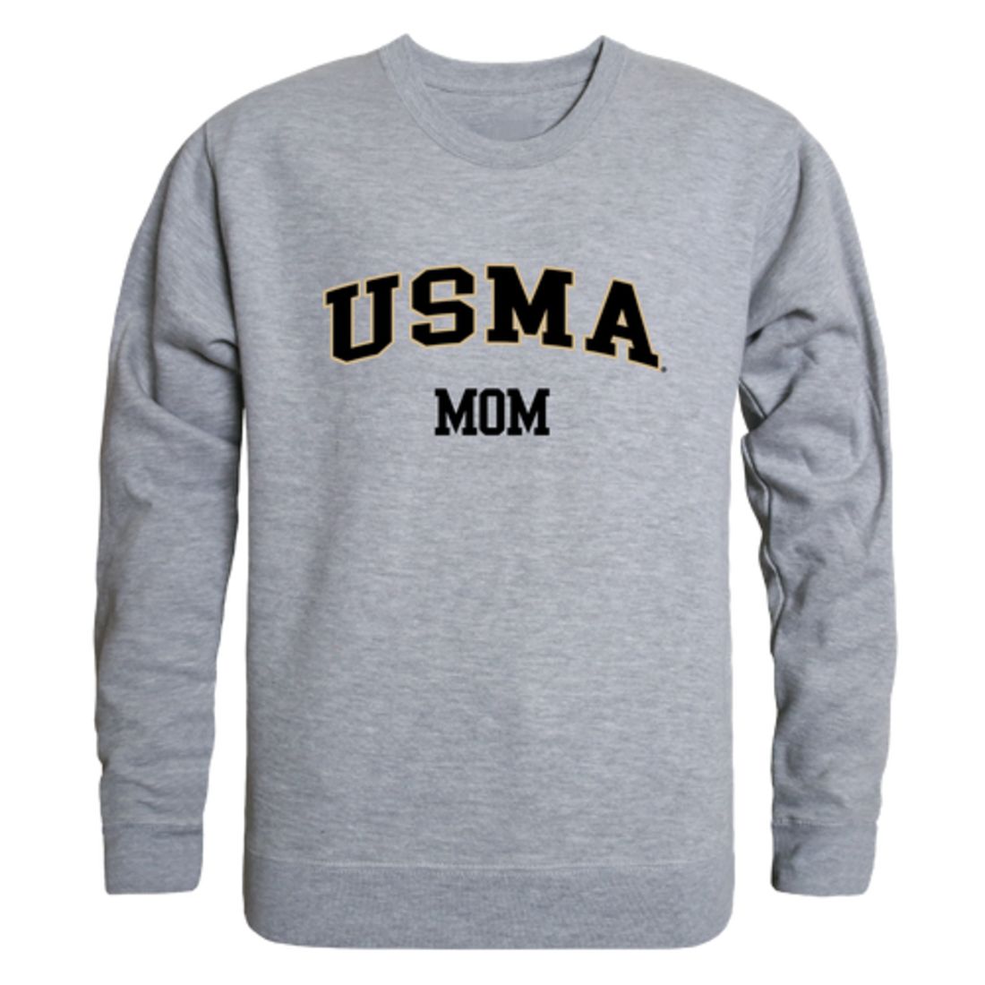 USMA United States Military Academy West Point Army Black Nights Mom Fleece Crewneck Pullover Sweatshirt Black Small-Campus-Wardrobe