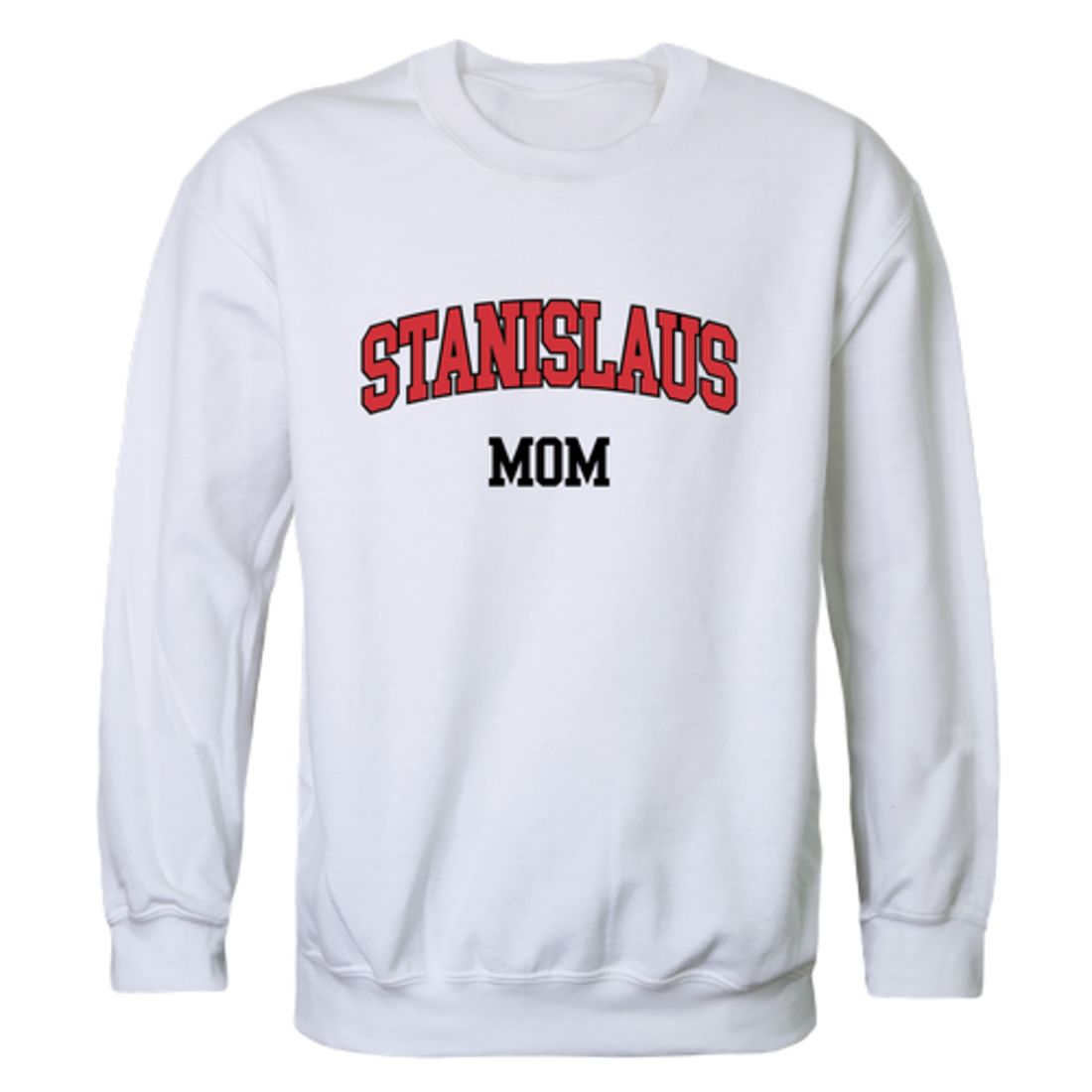 CSUSTAN California State University Stanislaus Warriors Mom Fleece Crewneck Pullover Sweatshirt Heather Grey Small-Campus-Wardrobe