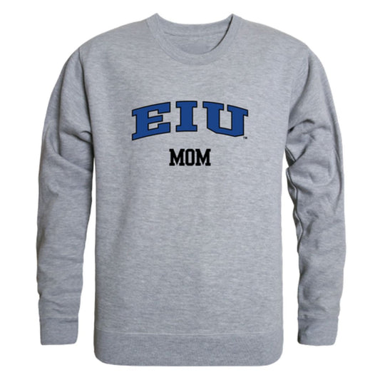 EIU Eastern Illinois University Panthers Mom Fleece Crewneck Pullover Sweatshirt Heather Grey Small-Campus-Wardrobe