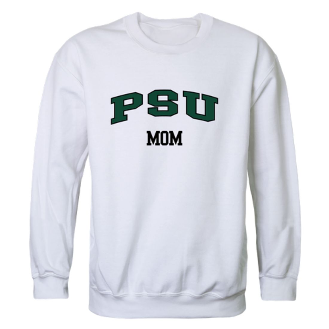PSU Portland State University Vikings Mom Fleece Crewneck Pullover Sweatshirt Forest Small-Campus-Wardrobe