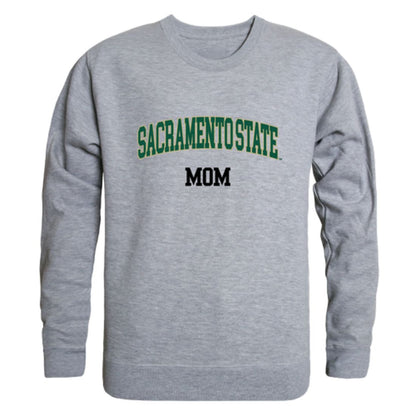 Sacramento State Hornets Mom Fleece Crewneck Pullover Sweatshirt Forest Small-Campus-Wardrobe